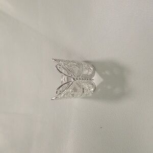 Women's Silver Plated  Butterfly Ring; Size 7;  NWOT